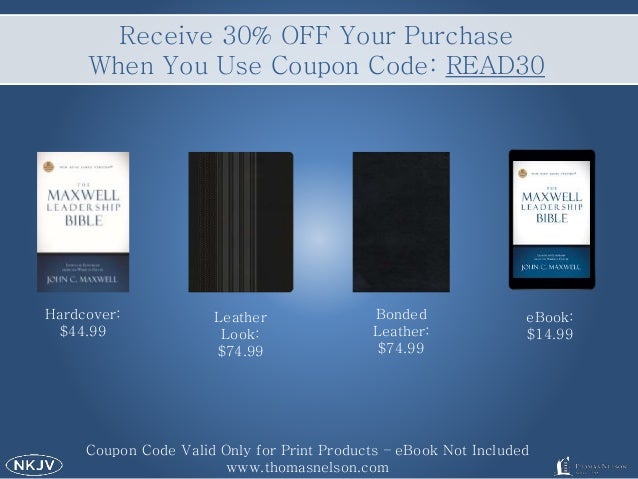 Maxwell Leadership Bible Ebook